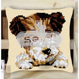 kruissteekkussen terriër