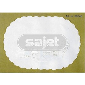 kruis/steelsteekkleedje dorp in wintersfeer, wit