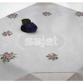 steelsteekdekservet kaapse viooltjes, wit