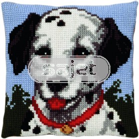 kruissteekkussen dalmatiër