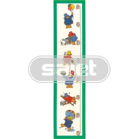 borduurpakket paddington bear, groeimeter/meetlat