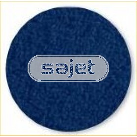 badstof gastendoekje, donkerblauw (incl. aida borduurrand)