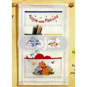 opbergwandzak, ecru (excl. garen/telpatroon/stok)