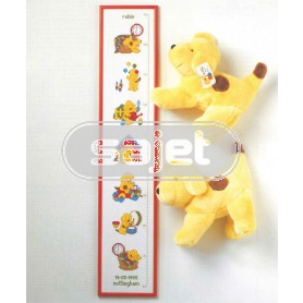 borduurpakket dribbel, groeimeter/meetlat robin