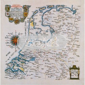 borduurpakket kaart van nederland