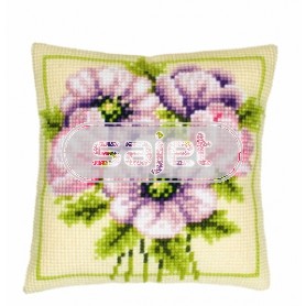 kruissteekkussen bloemboeket