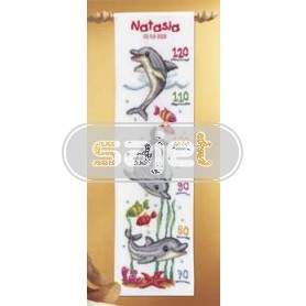borduurpakket groeimeter/meetlat natasja