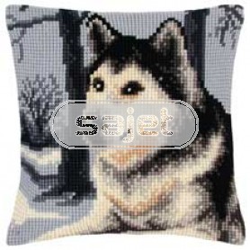 kruissteekkussen husky