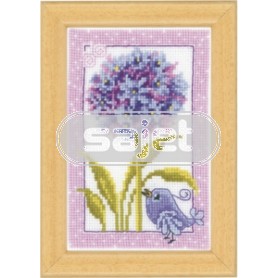 borduurpakket allium met vogel