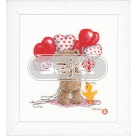 borduurpakket popcorn bear, valentijnballonnen