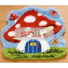 knoopkleed paddenstoelhuisje