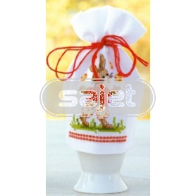 borduurpakket eiwarmer, paashaas