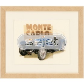 borduurpakket klassieke auto, monte carlo