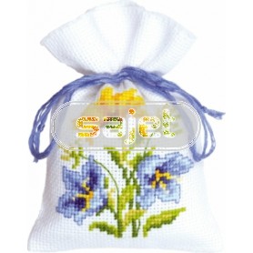borduurpakket kruidenzakje, blauw/gele bloemen-2