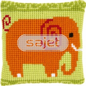 kruissteekkussen olifant