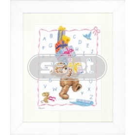 borduurpakket popcorn bear, a.b.c.