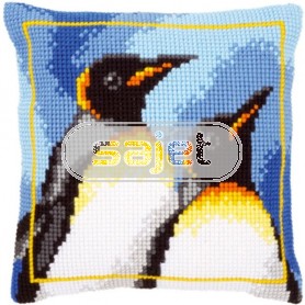 kruissteekkussen pinguins