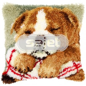 knoopkussen slapende bulldog