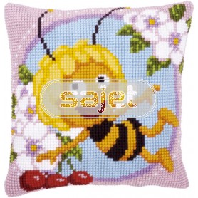 kruissteekkussen maya de bij, maja