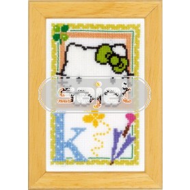 borduurpakket hello kitty, letter K