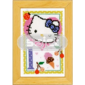 borduurpakket hello kitty, letter L
