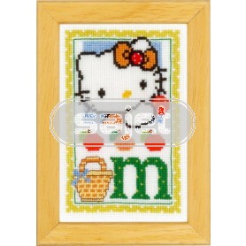 borduurpakket hello kitty, letter M