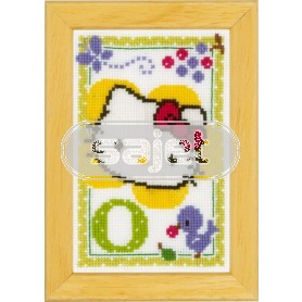 borduurpakket hello kitty, letter O