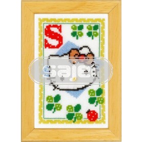borduurpakket hello kitty, letter S