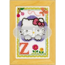 borduurpakket hello kitty, letter Z