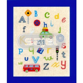 borduurpakket lief!, a.b.c. in het verkeer