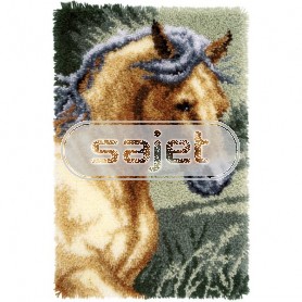 knoopkleed paard in draf