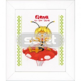 borduurpakket maya de bij, geboorte elena