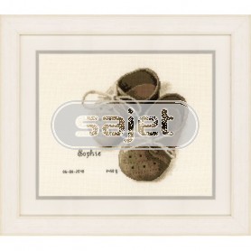 borduurpakket eerste schoentjes, geboorte sophie