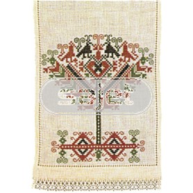 borduurpakket klokkenkleedje, levensboom