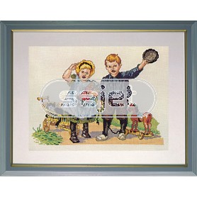 borduurpakket cornelis jetses, ot&sien, nemen afscheid