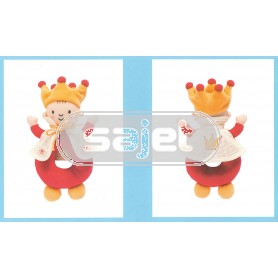 borduurrammelaar pim-pam-pom, kleine koning