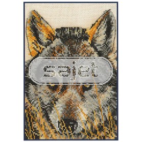 borduurpakket wolf (klein)