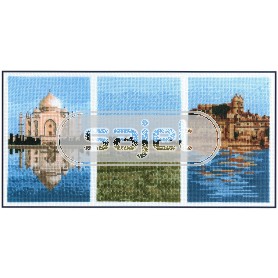 borduurpakket india drieluik