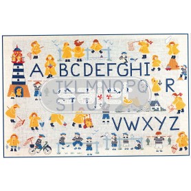 borduurpakket maritiem, a.b.c.