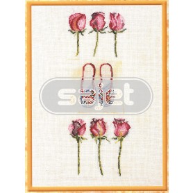borduurpakket ballerinaschoentjes met rozen