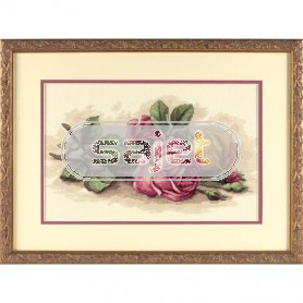 borduurpakket stilleven, rozen