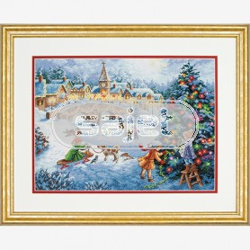 borduurpakket winterfeest
