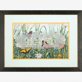 borduurpakket vlindertuin