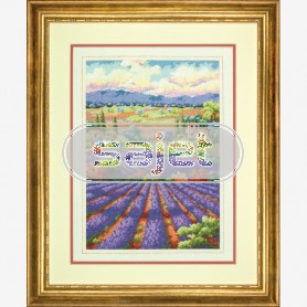 borduurpakket lavendelvelden in de provence