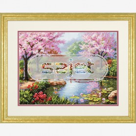 borduurpakket japanse tuin