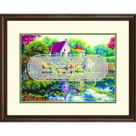 borduurpakket engelse kasteeltuin