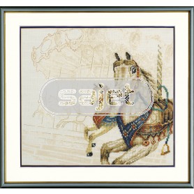 borduurpakket caroussel 