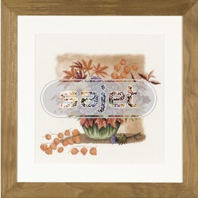 borduurpakket herfstboeket
