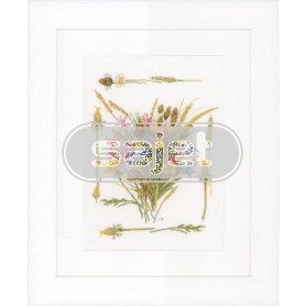 borduurpakket marjolein bastin, veldboeket 