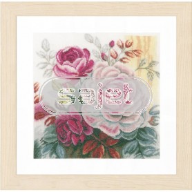 borduurpakket rose roos